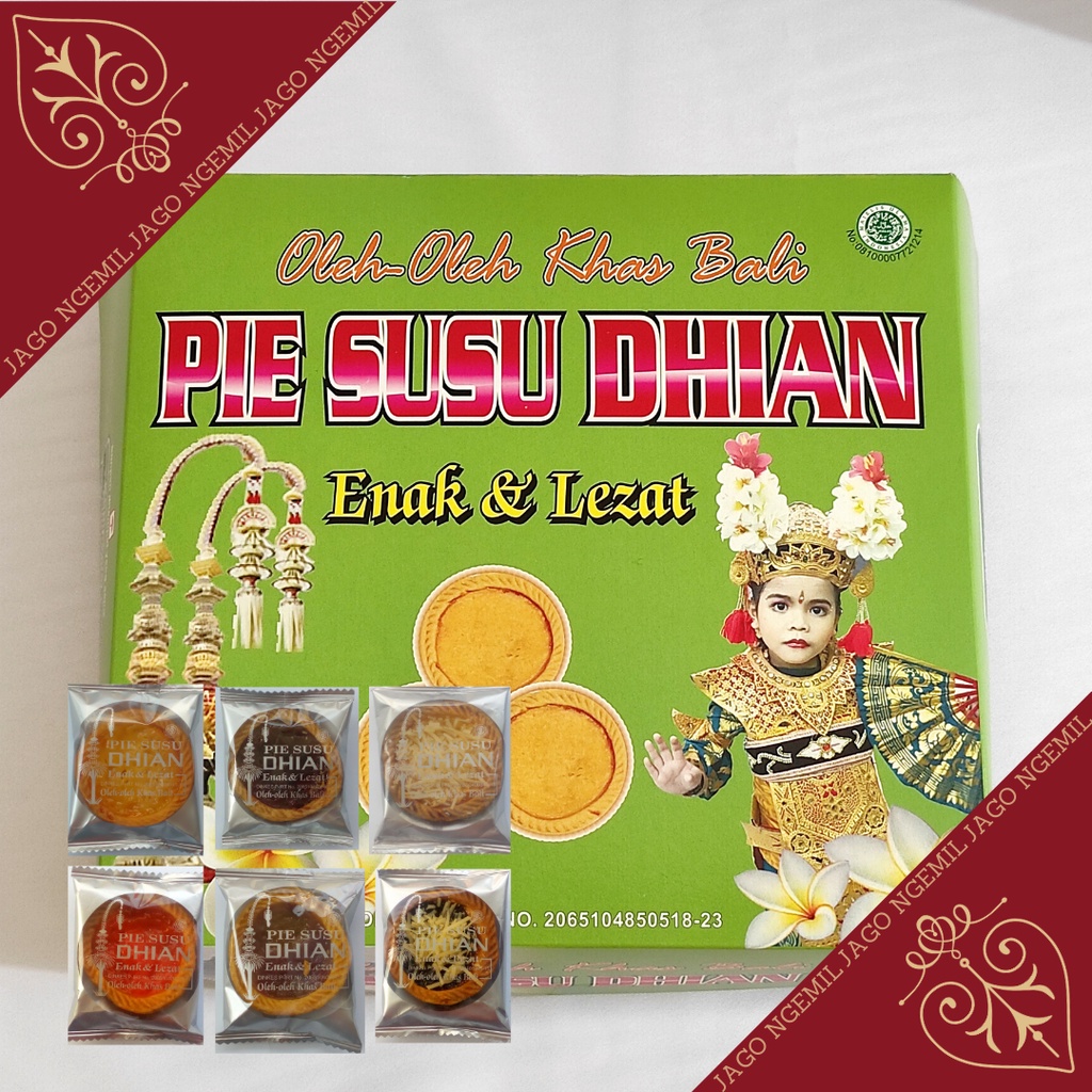 Pie Susu Dhian box 50pcs Rasa-Rasa Original Susu - Coklat - Keju - Strawberry - Blueberry - Cokej