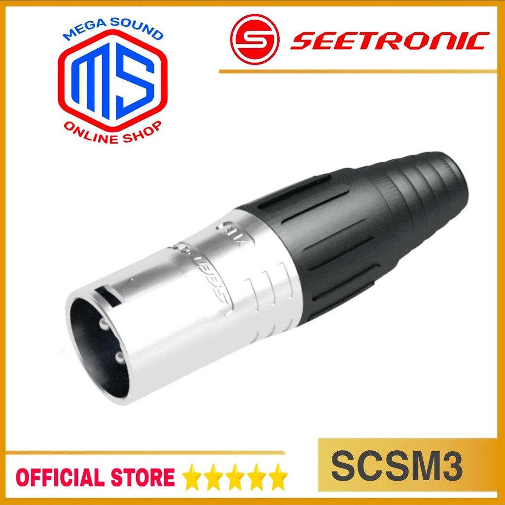 Seetronic Jack Canon Male SCSM3 ORIGINAL