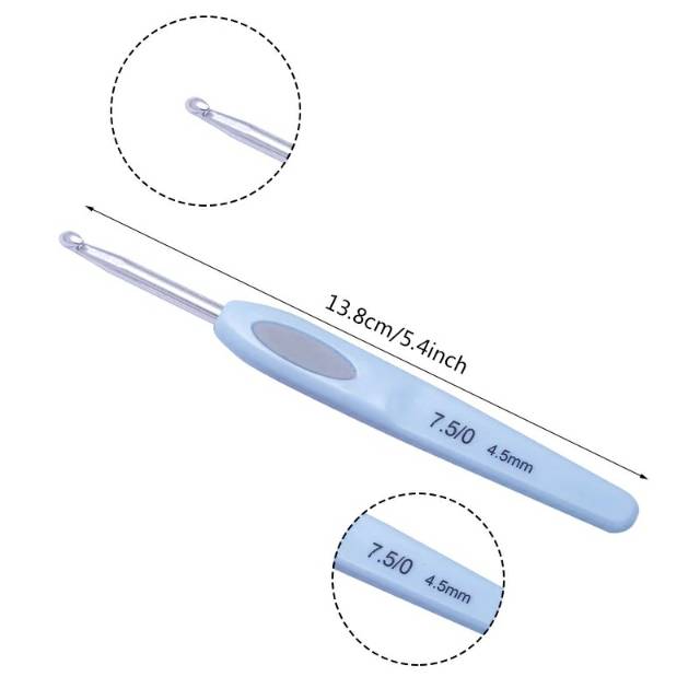 Hakpen handle PVC 8pcs/set