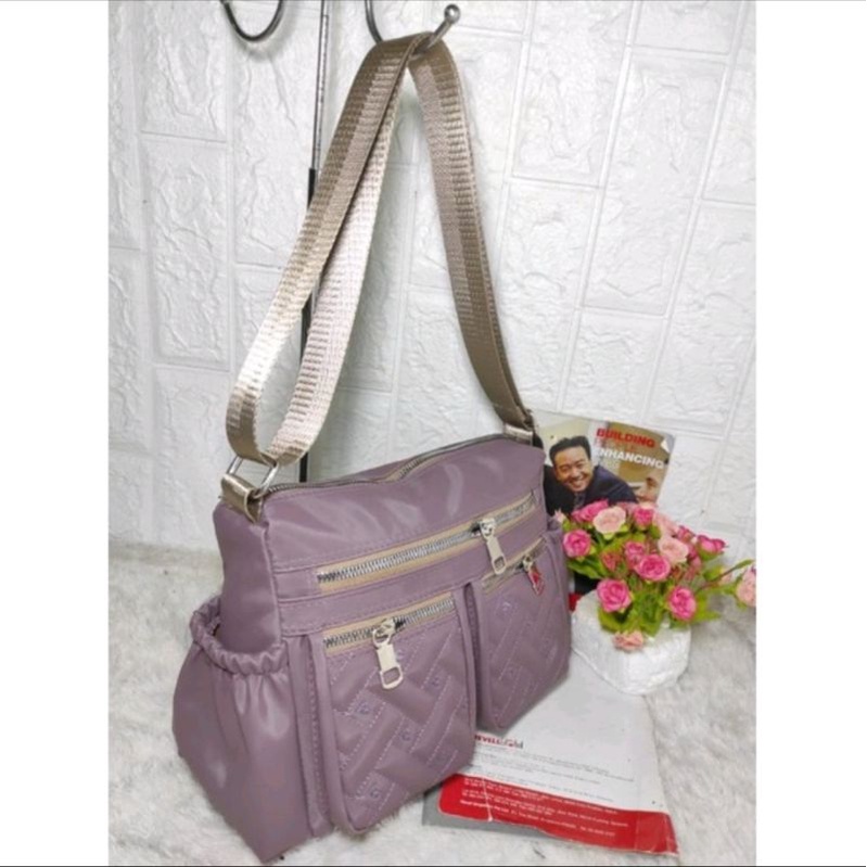 Tas Slempang Wanita Korean Kantong 2 New Arrival