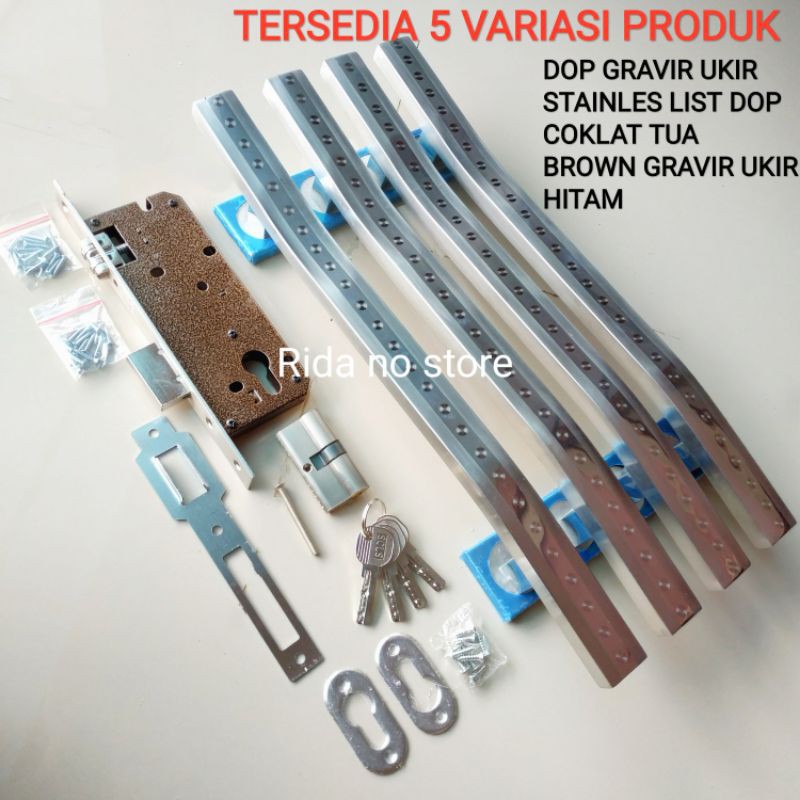 45 cm 1 set handle pintu rumah gagang pintu minimalis tarikan pintu kayu pegangan stainles