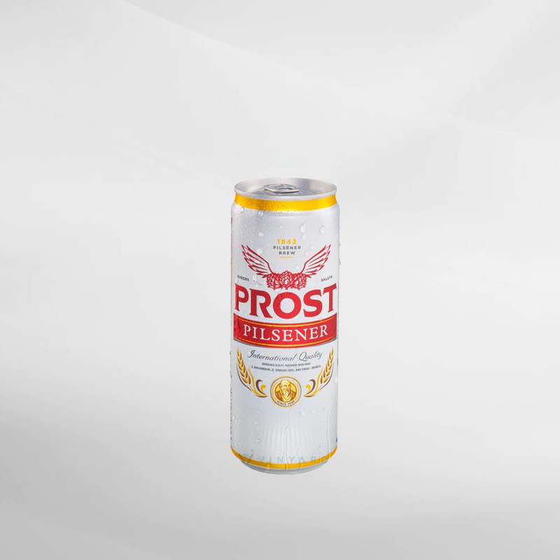 Prost Pilsener Can 320 ml ( Original &amp; Resmi By Vinyard )