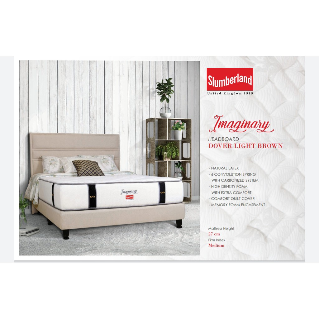 Slumberland Imaginary Multi Sizes In Cm Spring Bed Mattress Only Shopee Indonesia
