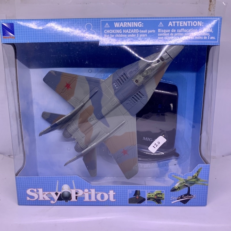 Diecast Miniatur Skypilot Pesawat Jet Tempur MIG-29 Newray