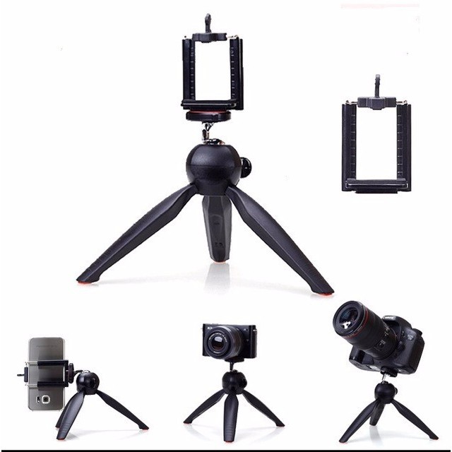 Mini Tripod Yungteng camera holder tongsis handphone universal samsung, canon, nikon, fujifilm, oppo