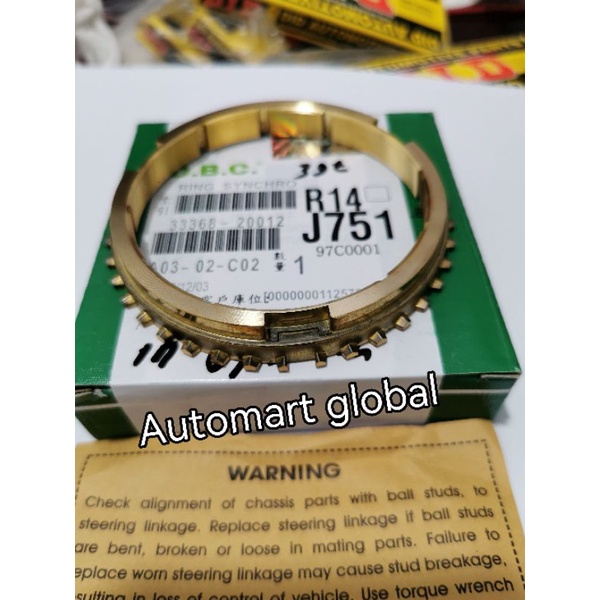 ring syncronis gigi kuningan hilux single cabin innova kijang 5k 7k