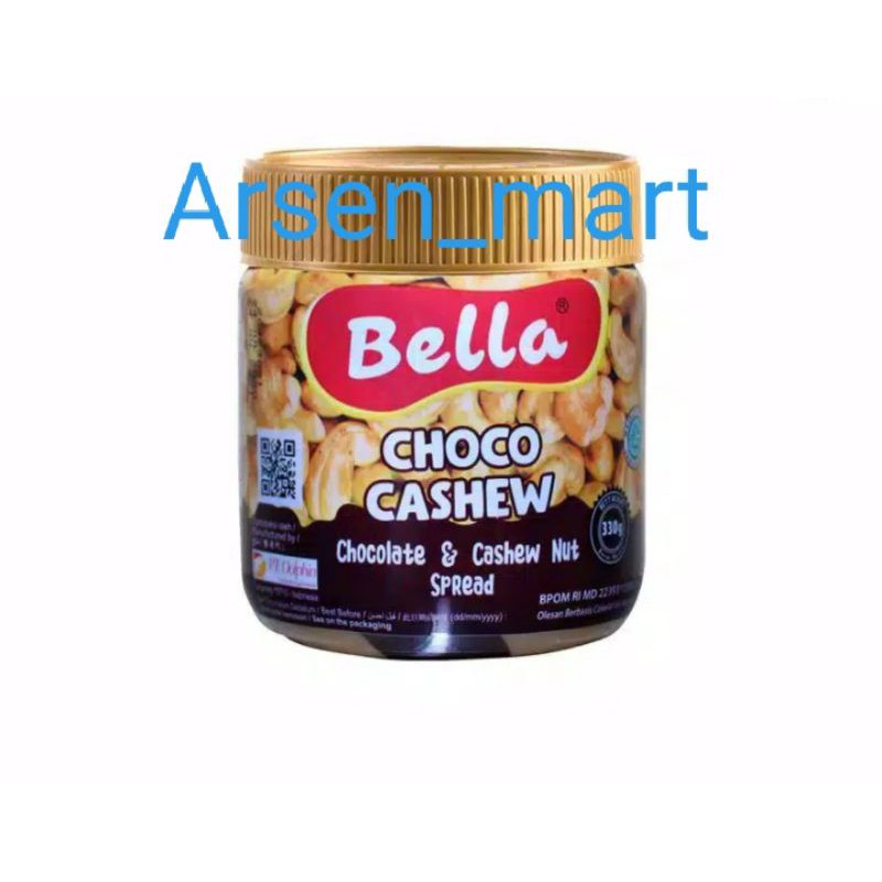 

Bella spread choco cashew / cheese 330 gram