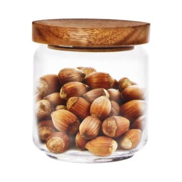 Delicia Stoples Wooden Bandung Toples Original Penyimpanan Makanan