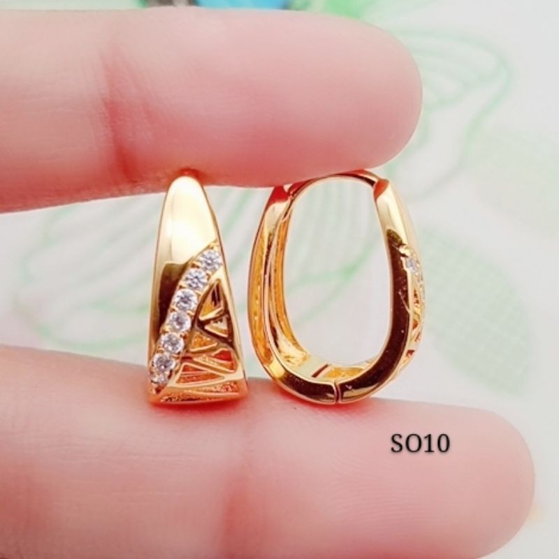 anting lapis emas xuping