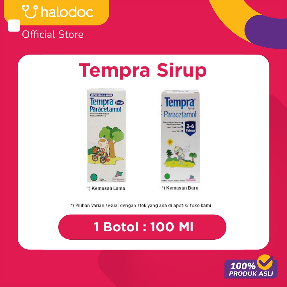 Tempra Sirup Rasa Anggur 100 ml