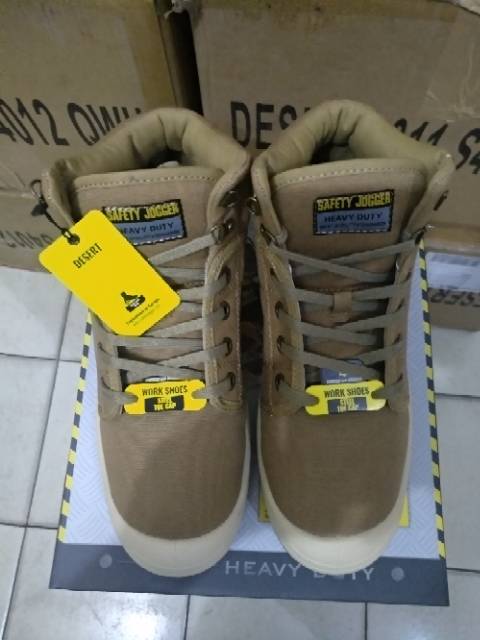 Sepatu Safety JOGGER DESERT CREAM (coklat)