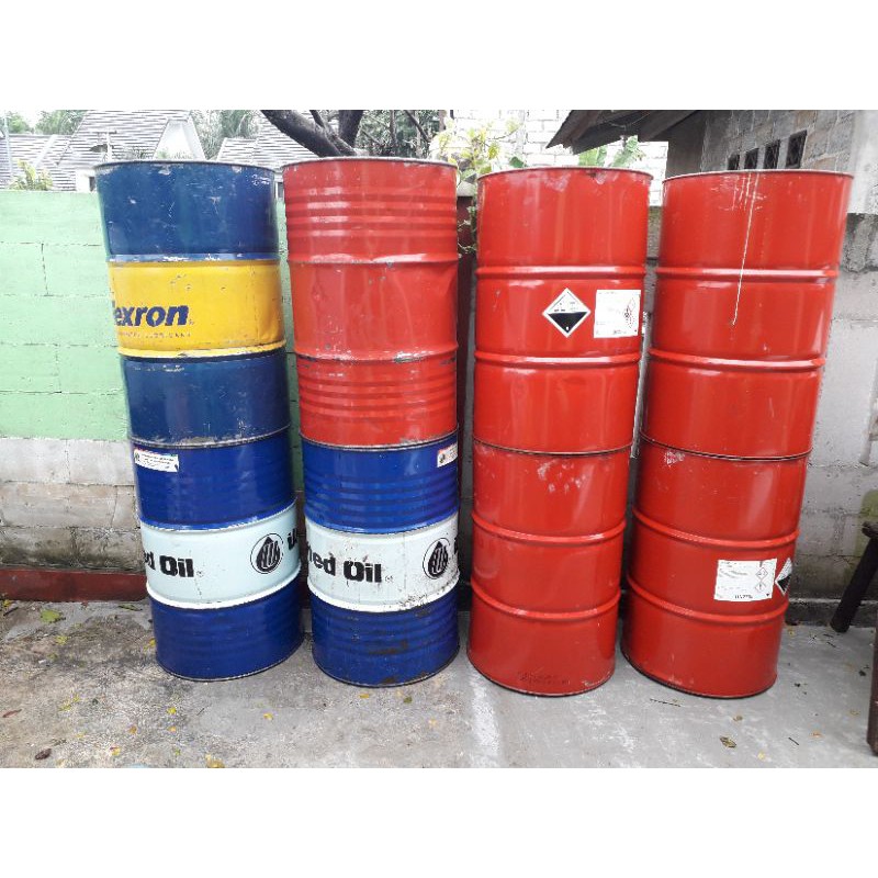 Jual Drum Tong Besi 200 Liter Shopee Indonesia