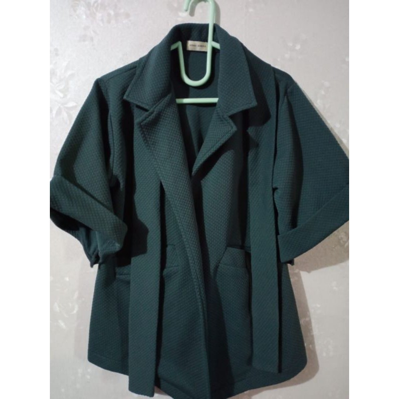 [Preloved] Indah Ederra Wegen Kimono Outer (Navy)