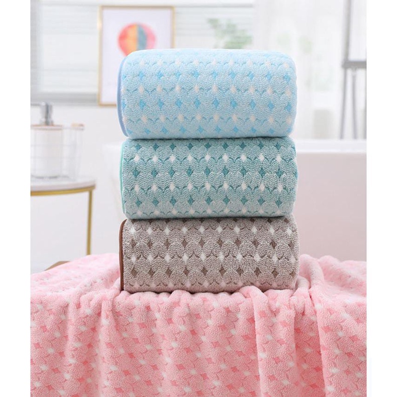 Handuk Mandi 50x100 cm Microfiber Handuk Berlian Handuk Dewasa Murah Handuk anak Import
