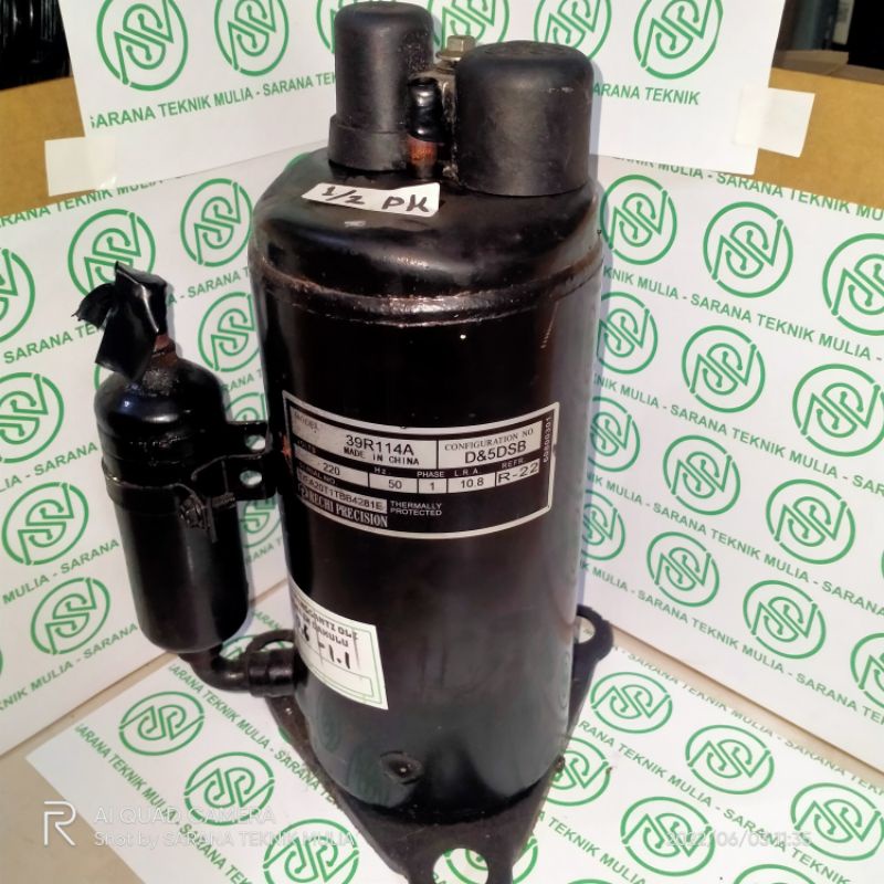 Kompresor AC 1/2 PK ½Pk - Merk SHARP [Second / Cabutan / Repair ]