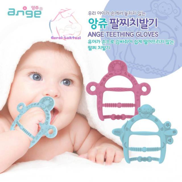ANGE TEETHING GLOVES TEETHER GLOVE (TANPA CASE)