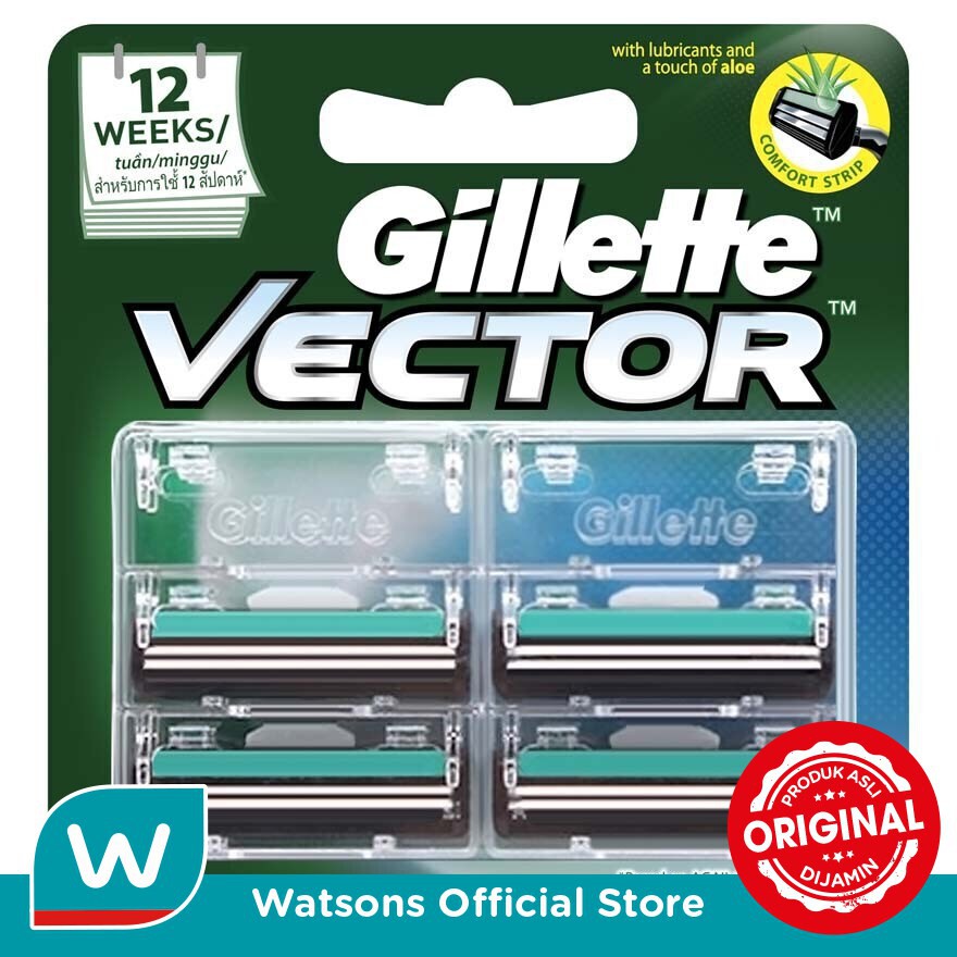 Gillette Vector Plus Cart 4's