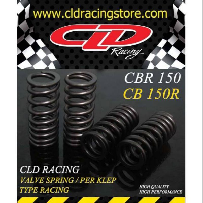 Per klep racing CLD original buat motor Honda CBR150/CB150R