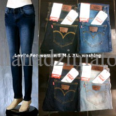 celana jeans denim levis / levi's cewe perempuan asli dan terbaru