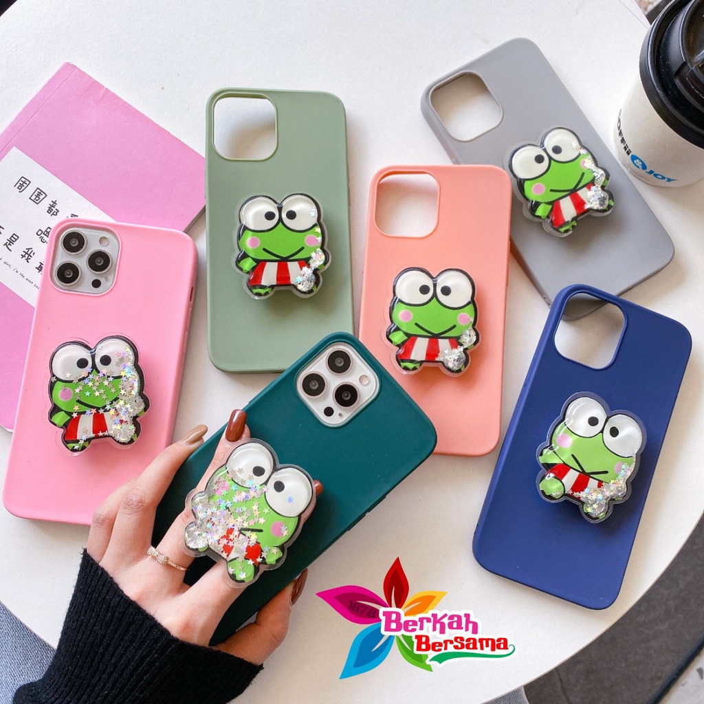 SOFTCASE POPSOCKET GLITTER CANDY REALME C1 C2 C3 5 5I 5S 6 PRO C17 7I 7 NARZO 20 PRO BB5157