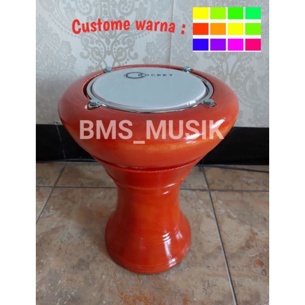 Darbuka Dumbuk Mini (Bisa Custome Warna)