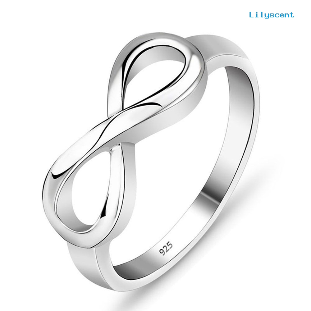 Cincin Desain Simbol Eternity Endless Love Untuk Wanita