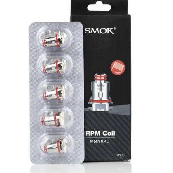 5Pcs Set SMOK Rpm40 Pod Pengganti Occ Coil 0.4/0.6/1.0/1.2ohm RBA Untuk Vape