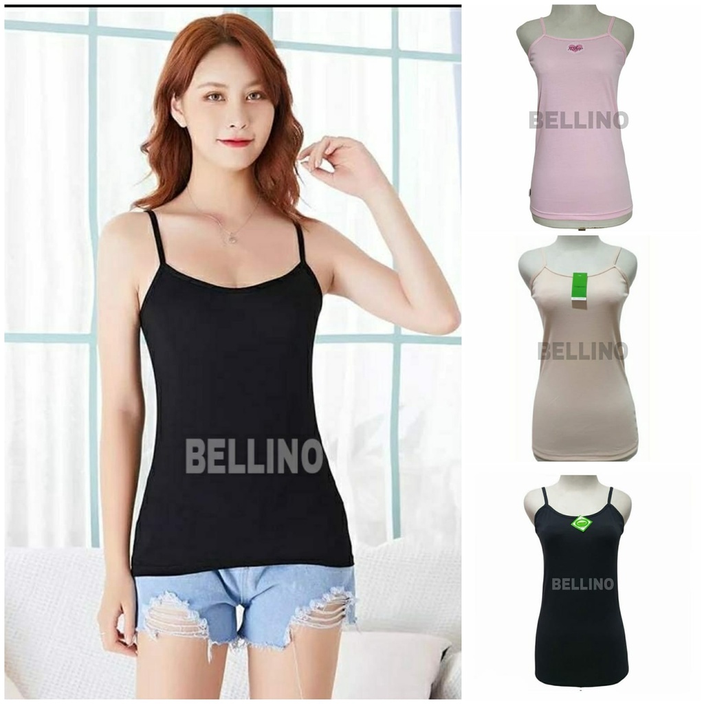 Tanktop Wanita Allsize Murah Strech Tank Top Polos Tangtop Tali Kecil Tentop Cewek