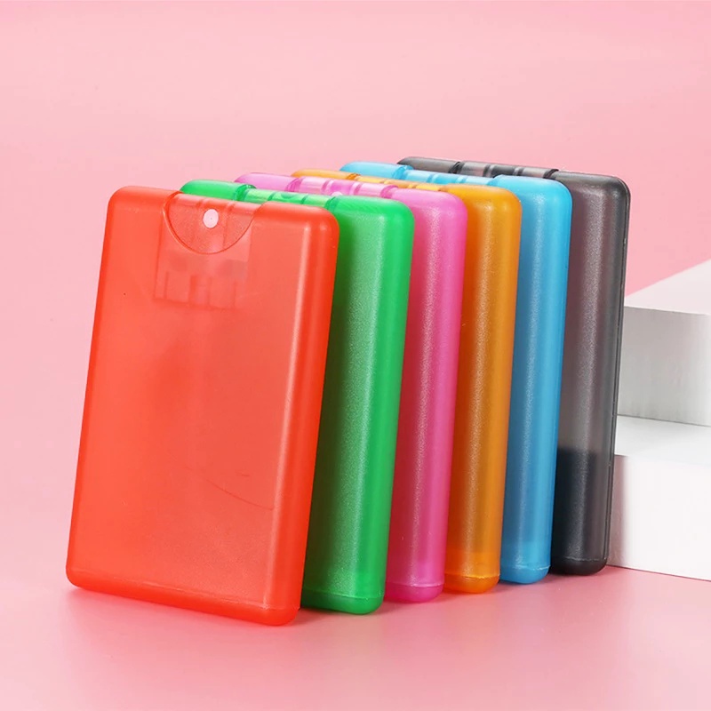 [Featured] 20ml Portable Mini Square Card Empty Refillable Spray Bottles