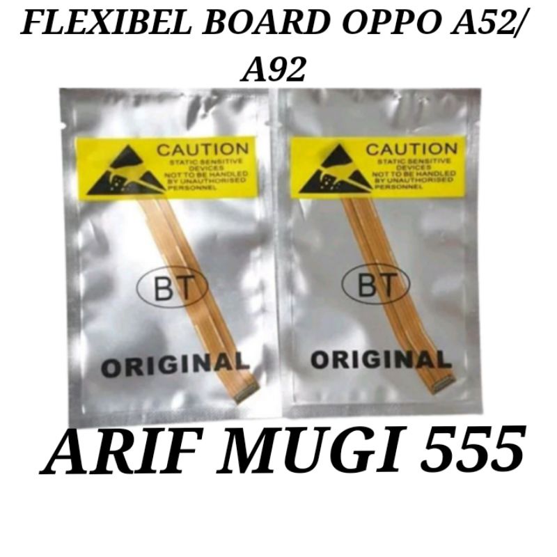 FLEXIBEL FLEXIBLE TENGAH MAIN BOARD OPPO A52/A92 ORIGINAL