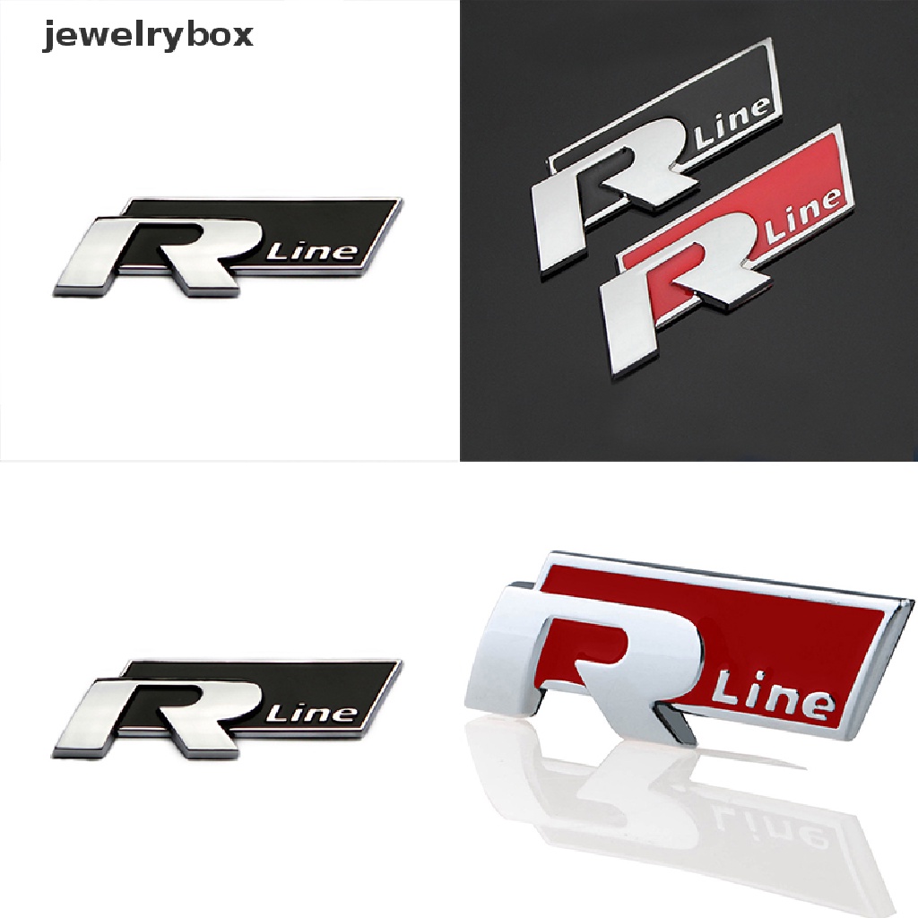 (Box) Stiker Emblem Rline Bahan Metal Untuk Bagasi Mobil VW CC GTI Passat