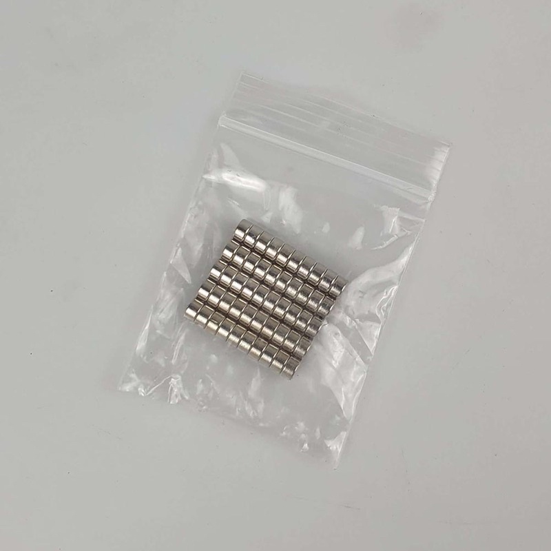 Taffware Powerful Neodymium Magnet NdFeB N35 50 PCS - MG01 - Silver