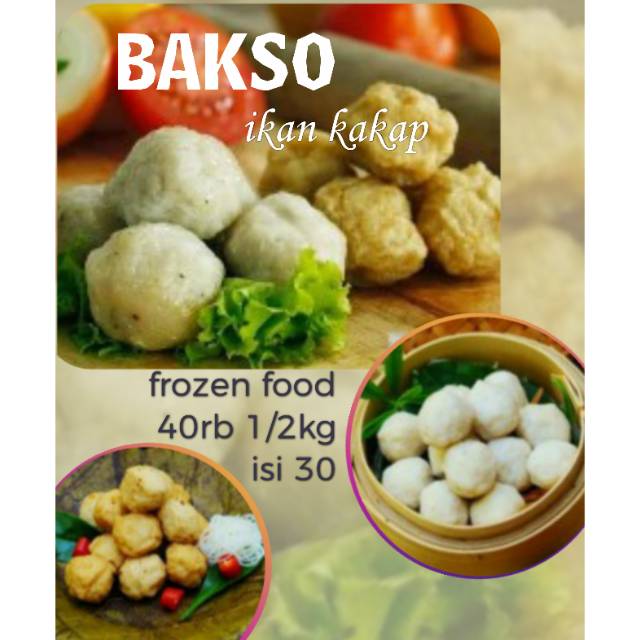 

Frozen Food Bakso Ikan Kakap