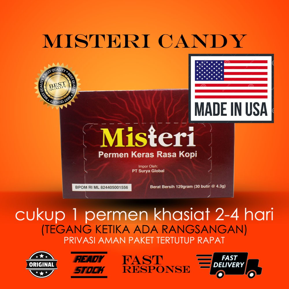 PERMEN MISTERI CANDY Original Penambah Stamina Pria Dewasa