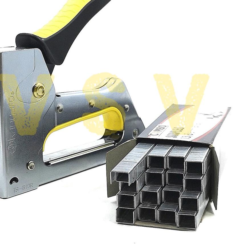 

10.10 MALL Kangaro Stapler TS-610R + isi staples Combo/ gun tacker / staples jok / staples tembak TS