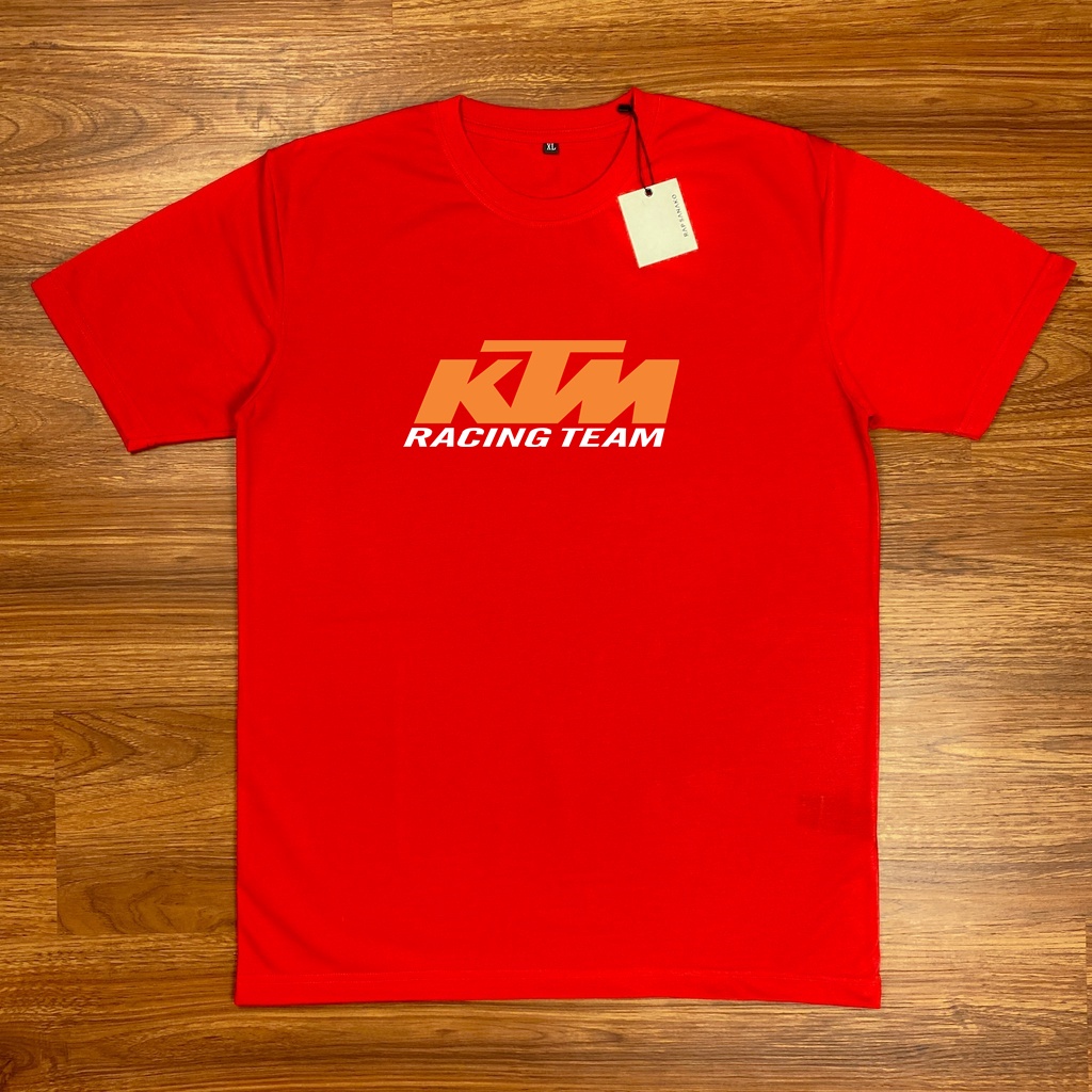 BAJU KAOS PRIA KTM RACING T-SHIRT TERLARIS TERBARU LENGAN PENDEK