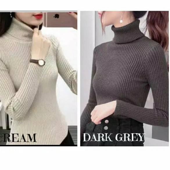 HOT Sc - TURTLE NECK || turtle neck rajut || turtle neck panjang DG6