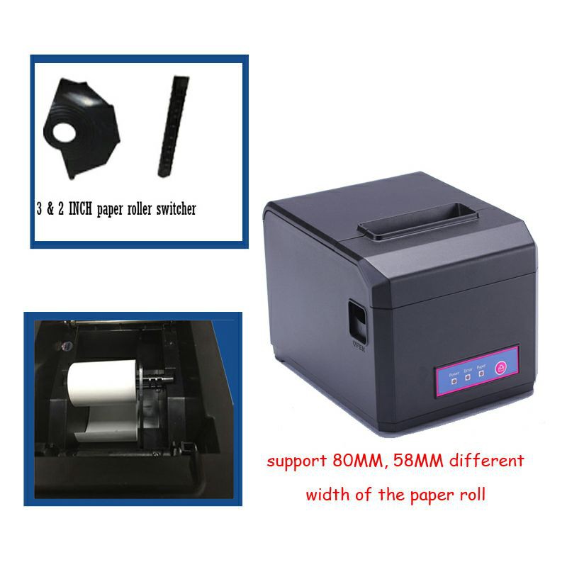 Thermal Receipt Printer 80mm AUTO CUTTER with WiFi / LAN / USB Port