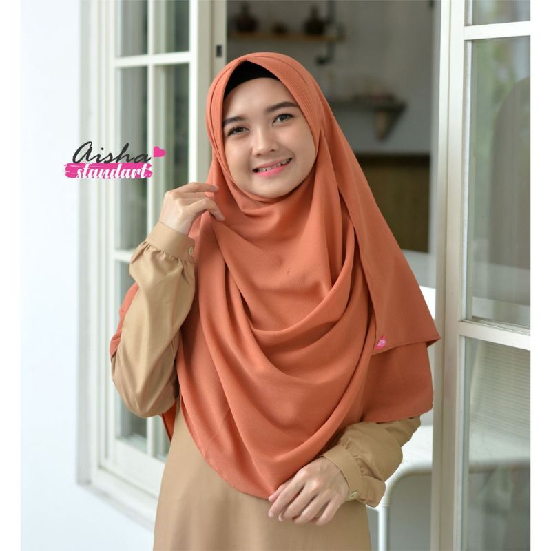 Aisha Instan Uzma Hijab Size Standar / Pasmina Instan / Pastan