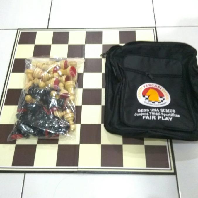 Catur PERCASI / Catur Lipat Percasi Kayu 50cm