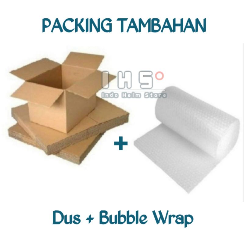 

keamanan ganda packing dus + bubble warp double peking