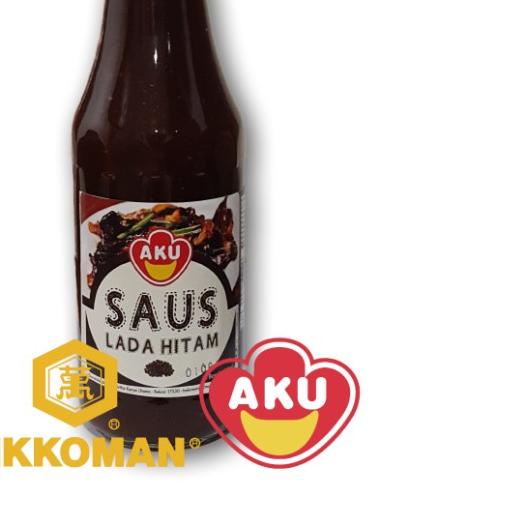 

☀ Saus Lada Hitam Halal AKU Botol Beling 340 ml ❇