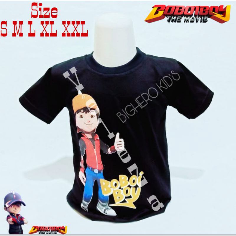 Baju anak laki-laki karakter Boboiboy - baju anak