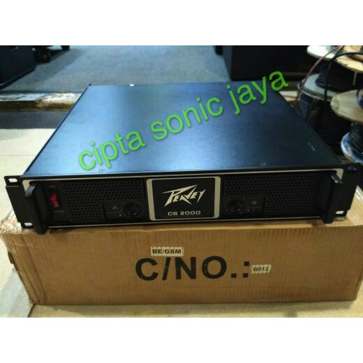 (PETI KAYU) power amplifier peavey cs 2000 / CS2000 profesional