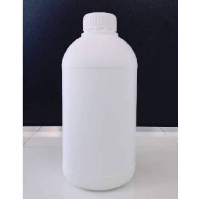 Botol Plastik HDPE + Tutup 1000ml, putih doff / Botol Antiseptik Hand