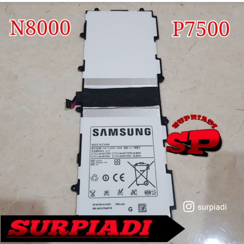 BATERAI BATTERI BATREY SAMSUNG TAB 2 10.1 P5100 NOTE 10.1 N8000 ORI NEW