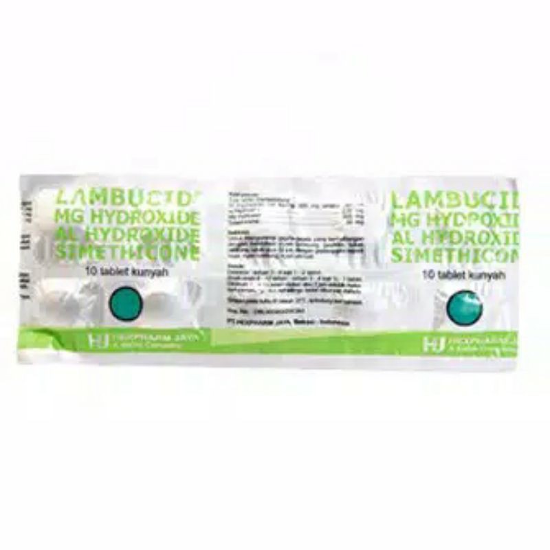 LAMBUCID 1 strip @10tablet kunyah