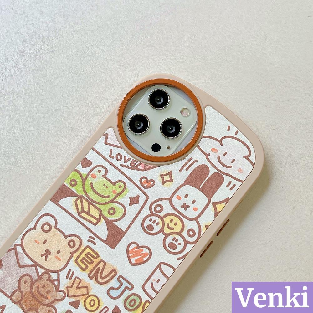 For iPhone 13 Pro Max iPhone Case Skin Feel Silicone Soft Case Luxury Leather Case Large Hole Circular Ring Protection Camera Airbag Shockproof Comic Cartoon Cute Style For iPhone 13 Pro Max iPhone 12 Pro Max iPhone 11 Pro Max iPhone 7 Plus XR XS M 11 7