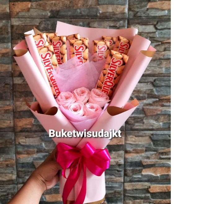 ☆ Buket Coklat / Buket Silverqueen / Coklat Silverqueen / Buket Wisuda / Buket Ulangtahun /Buket Mur