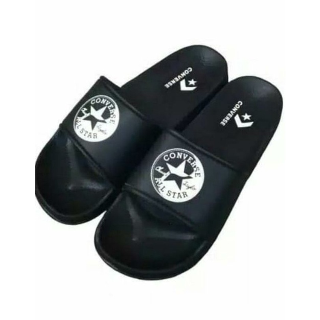 sandal slide on converse logo pria